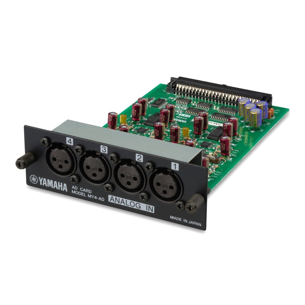 Analog Cards - Descrição - Interfaces - Products - Áudio - Yamaha