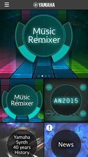 É possível ligar o MONTAGE a um dispositivo iOS para utilizar a App “AN2015” ou “Music Remixer”?