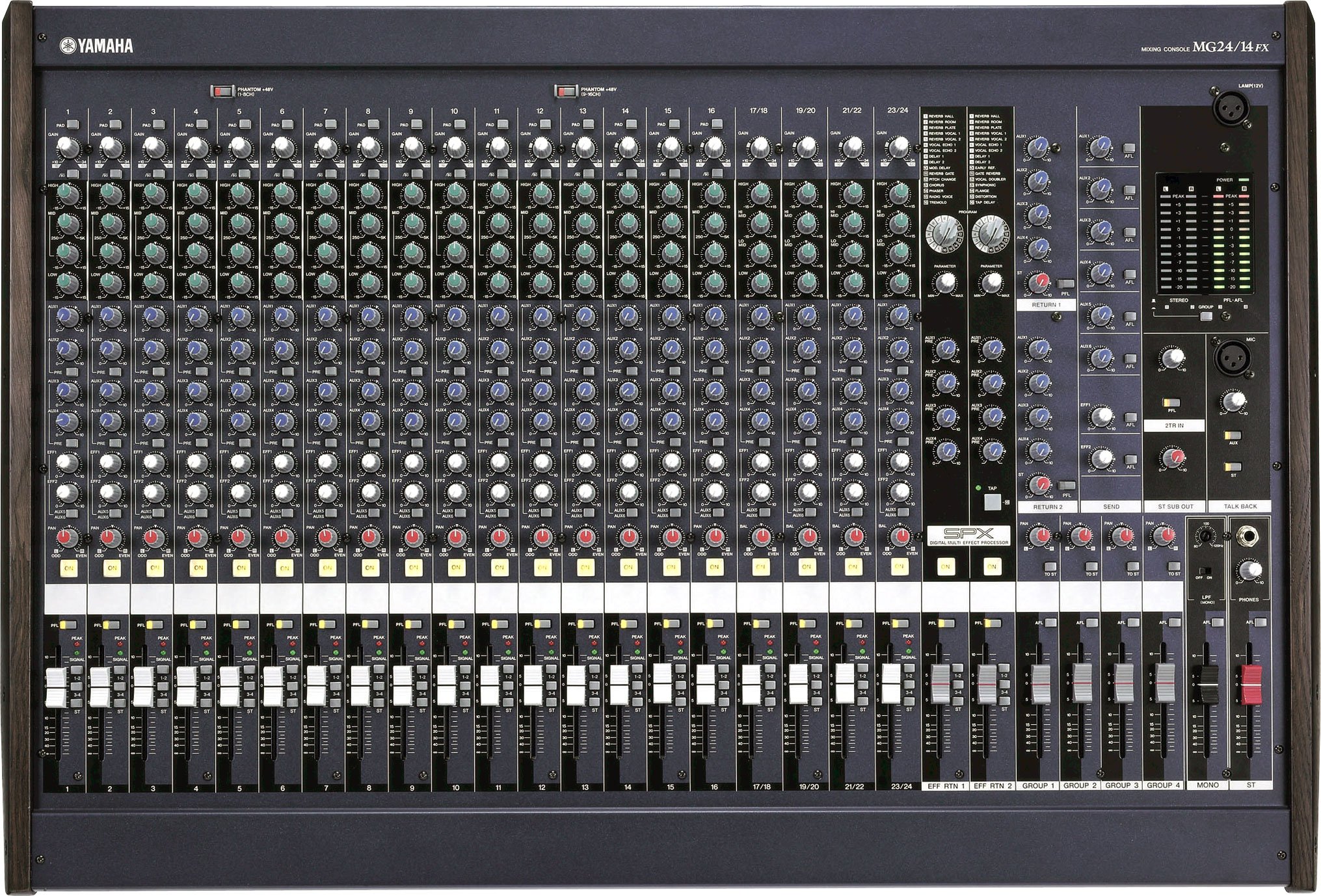 MG32/14FX, MG24/14FX - Descrição - Mixers - Products - Áudio