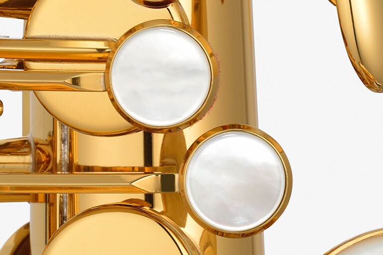 Botões das chaves em madrepérola