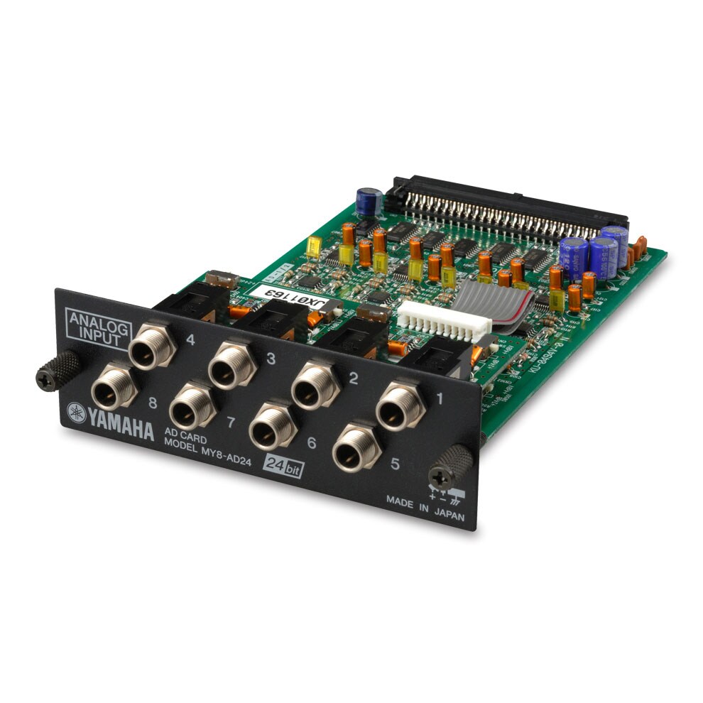 Analog Cards - Descrição - Interfaces - Products - Áudio - Yamaha