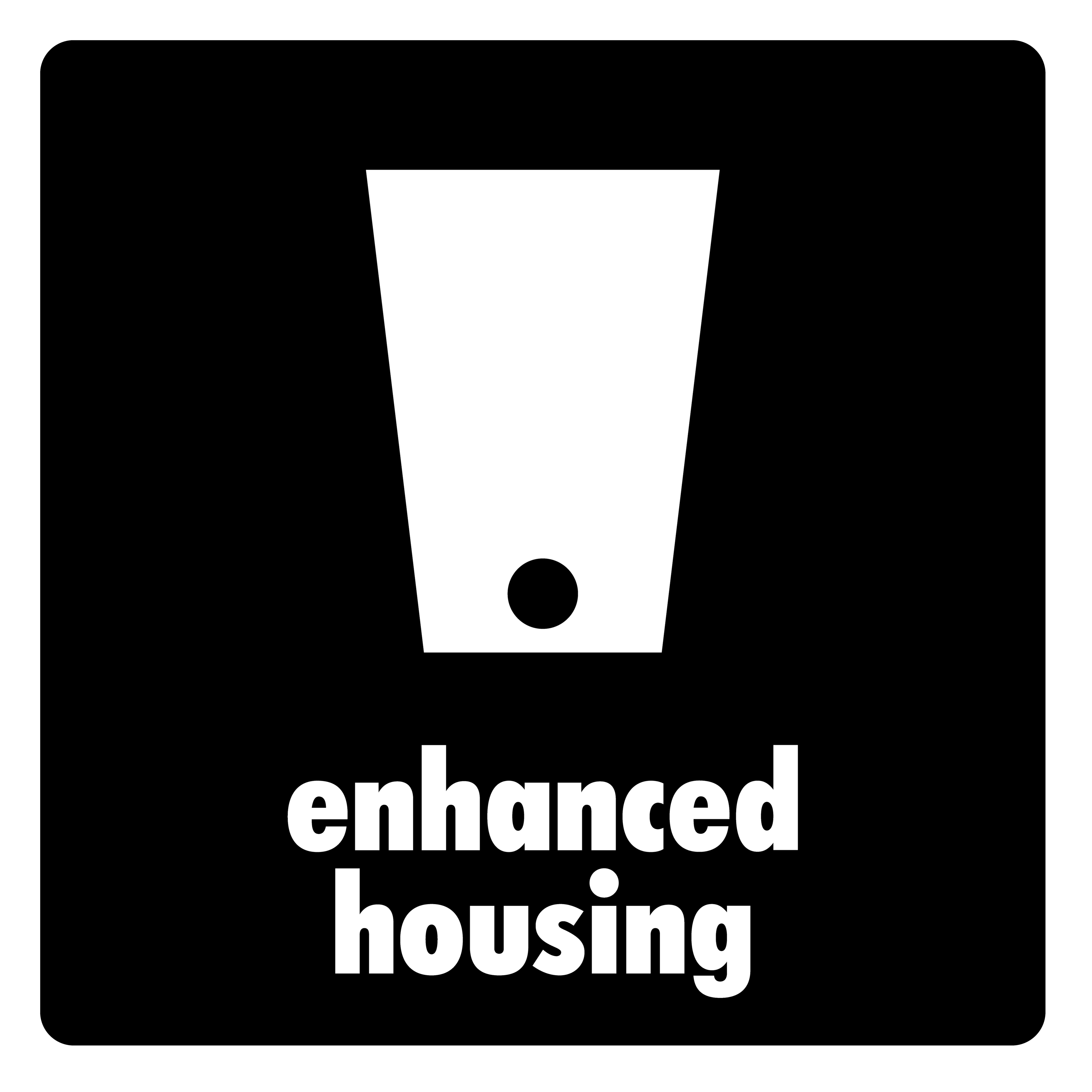 Estrutura melhorada para um som de bateria limpo e fiável.