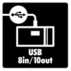 Gravação de todos os canais de bateria, trigger e pistas via USB.