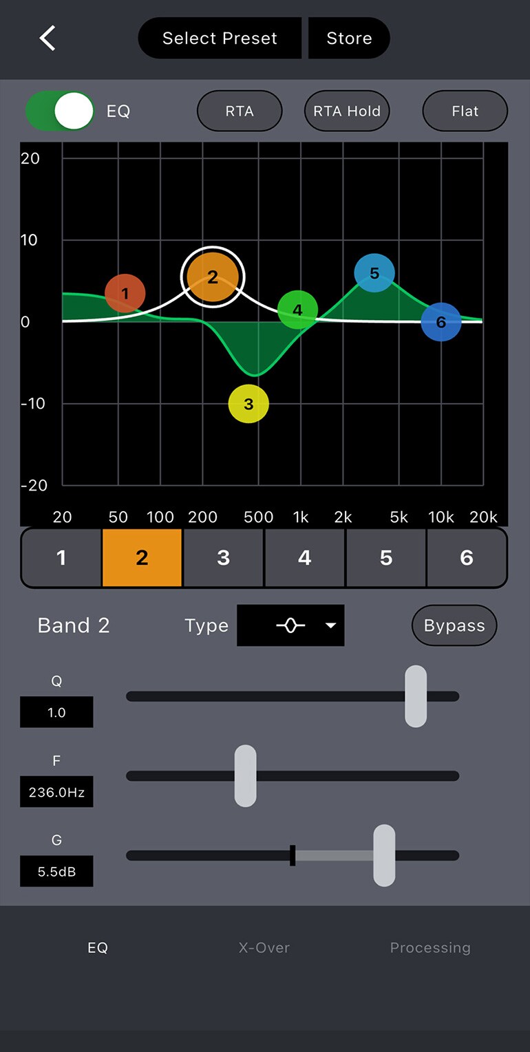 Ajuste de EQ