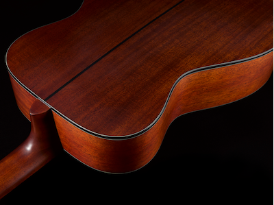 Solid Mahogany Back and Sides