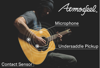 Atmosfeel™ 3-Way Pickup and Preamp System