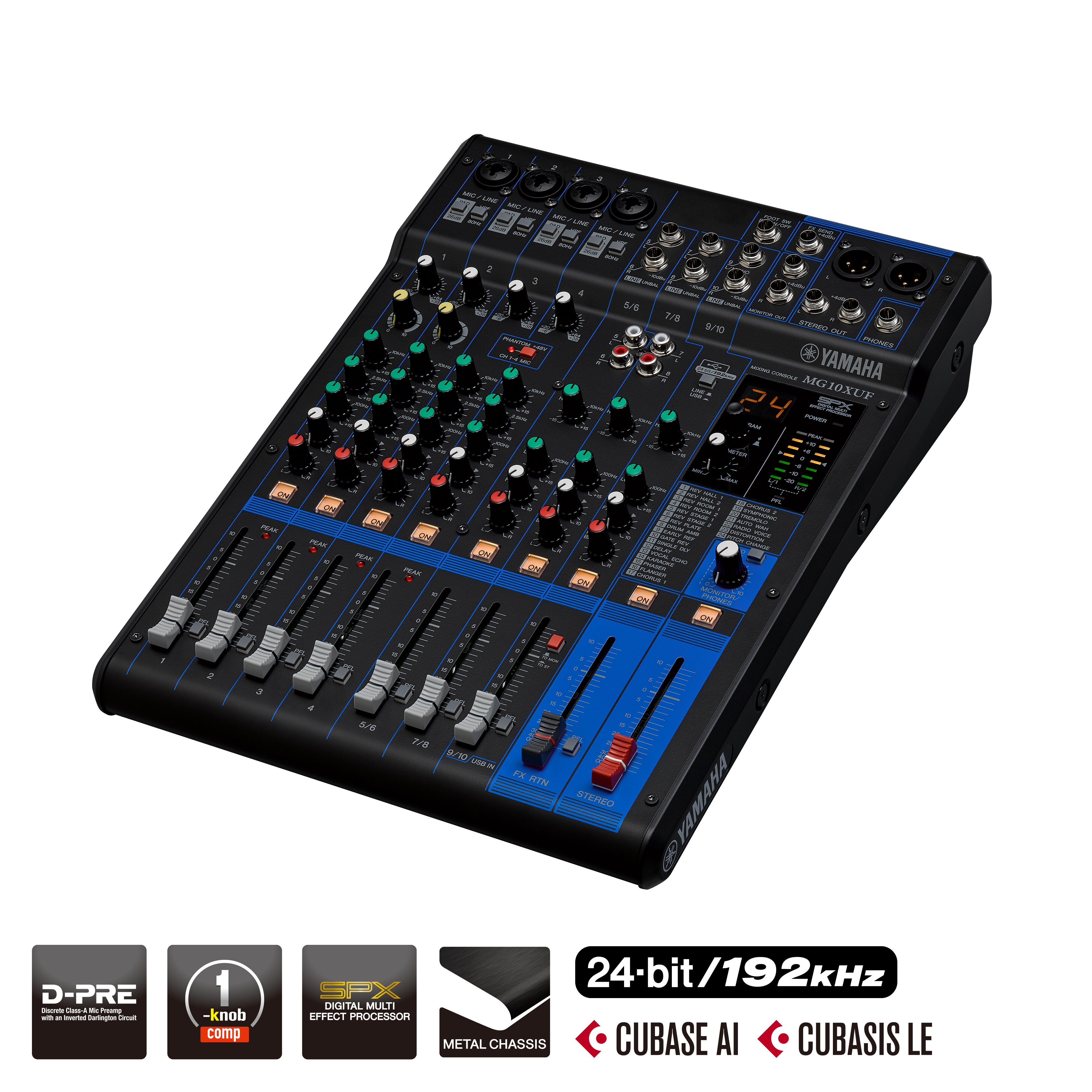Série MG - Overview - Mixers - Produtos - Áudio - Yamaha