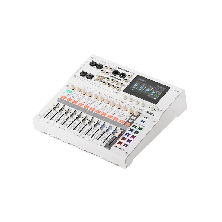Mesa de Mistura Digital de 18 Canais com Interface de Vídeo Yamaha MGX12V W (Branco)