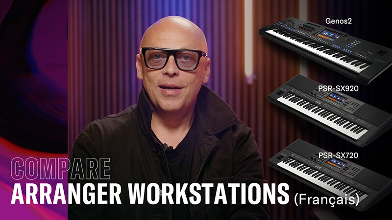 Comparar Arranger Workstations - Francês