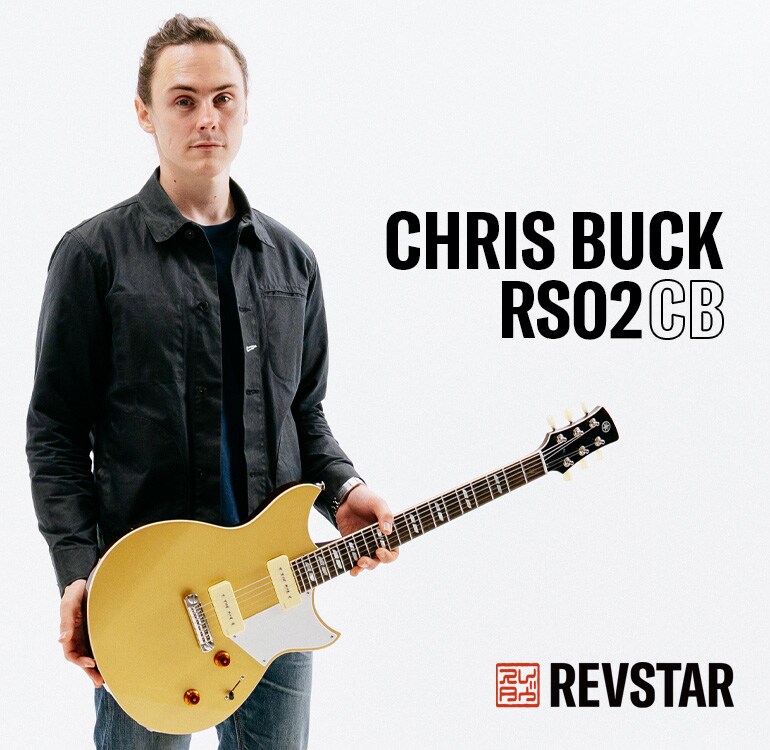 Chris Buck com a sua Signature Revstar RS02CB