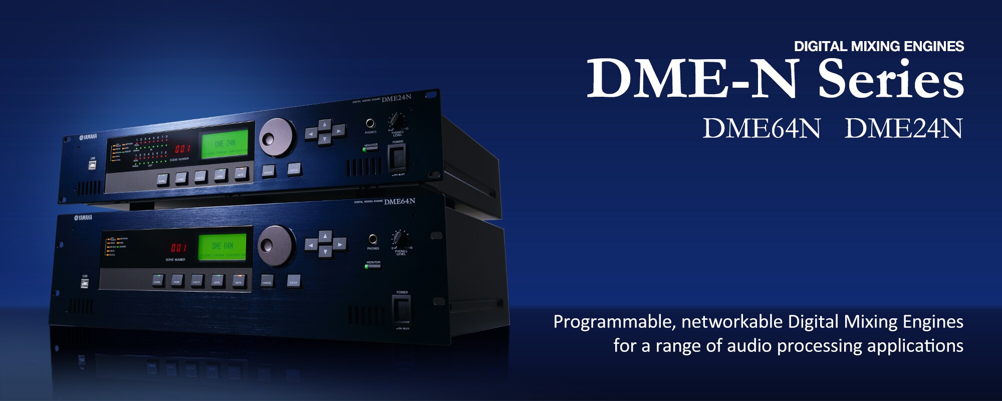 きのこYAMAHA DME24N チャンネルディバイダー、PEQ DME24N / DME64N - Descrição - Processors - Produtos - Áudio