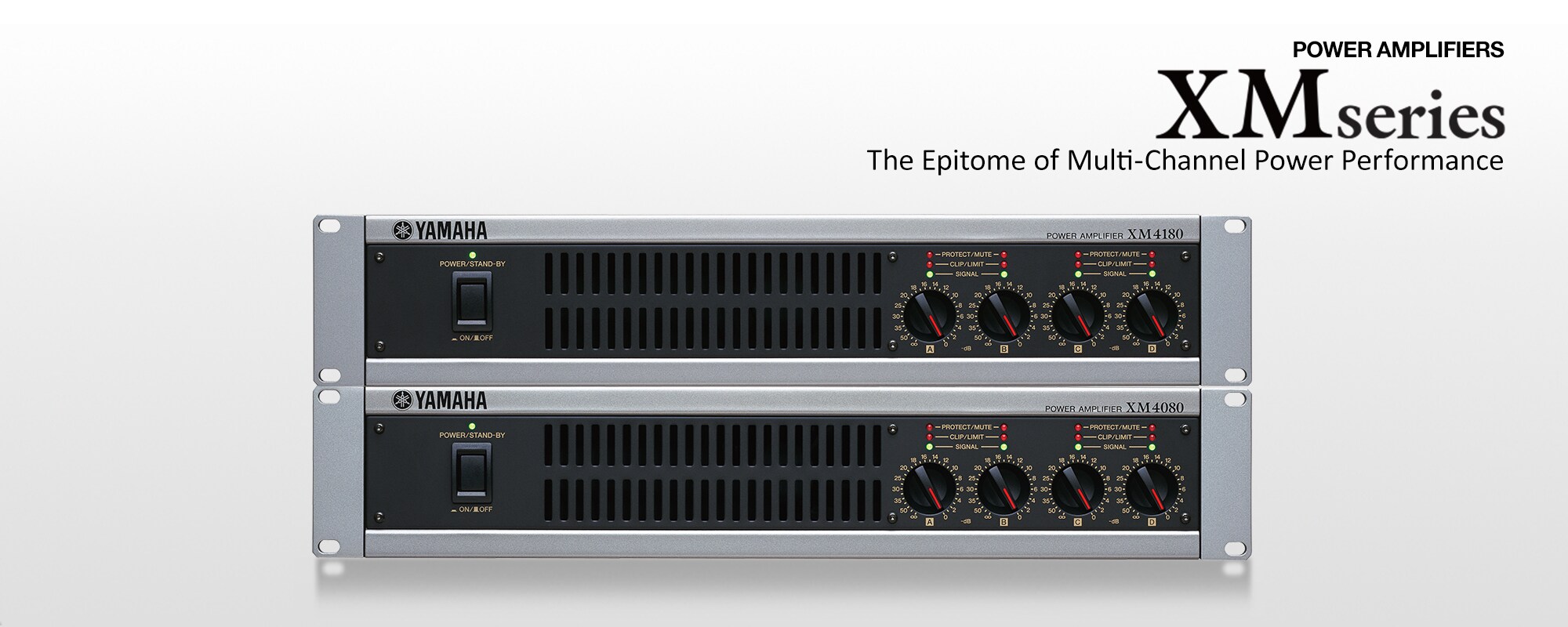 XM Series - Descrição - Power Amplifiers - Produtos - Áudio