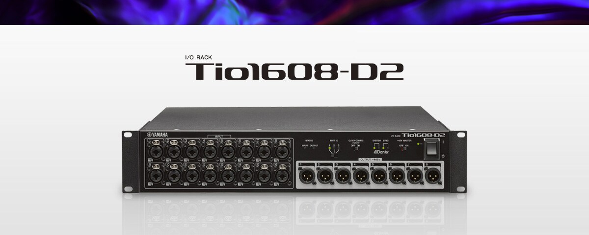 Tio1608-D2 - Descrição - Interfaces - Products - Áudio - Yamaha