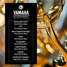 A Yamaha Entertainment Group está nomeada para 8 categorias dos prémios EMMY®