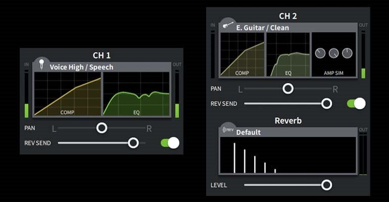 Yamaha AG06MK2: Zero-latency DSP effects to shape your sound like a pro