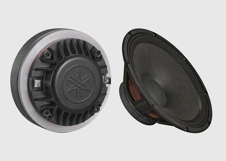 1 - Unidades de colunas LF/HF de alta durabilidade proprietárias da Yamaha
