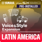 Latin America (Pack de Expansão Pré-instalado – Dados Compatíveis com o Yamaha Expansion Manager)