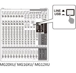 Para o MG20XU/MG16XU/MG12XU