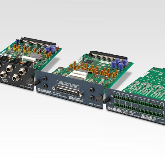 Analog Cards - Descrição - Interfaces - Products - Áudio - Yamaha