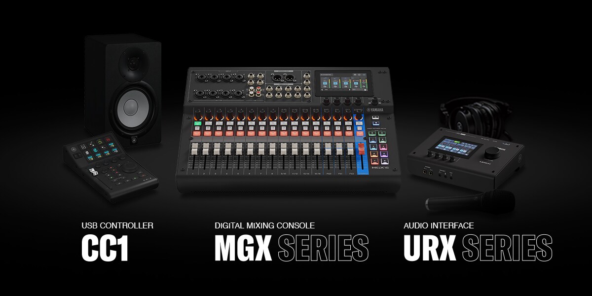 A Yamaha Apresenta as Séries de Mesas de Mistura Digitais MGX