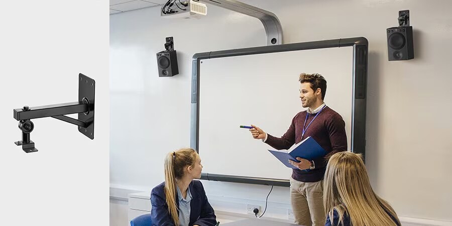 Coluna Monitor Ativa Yamaha MSP3A como saída de áudio para dispositivos TIC em escolas