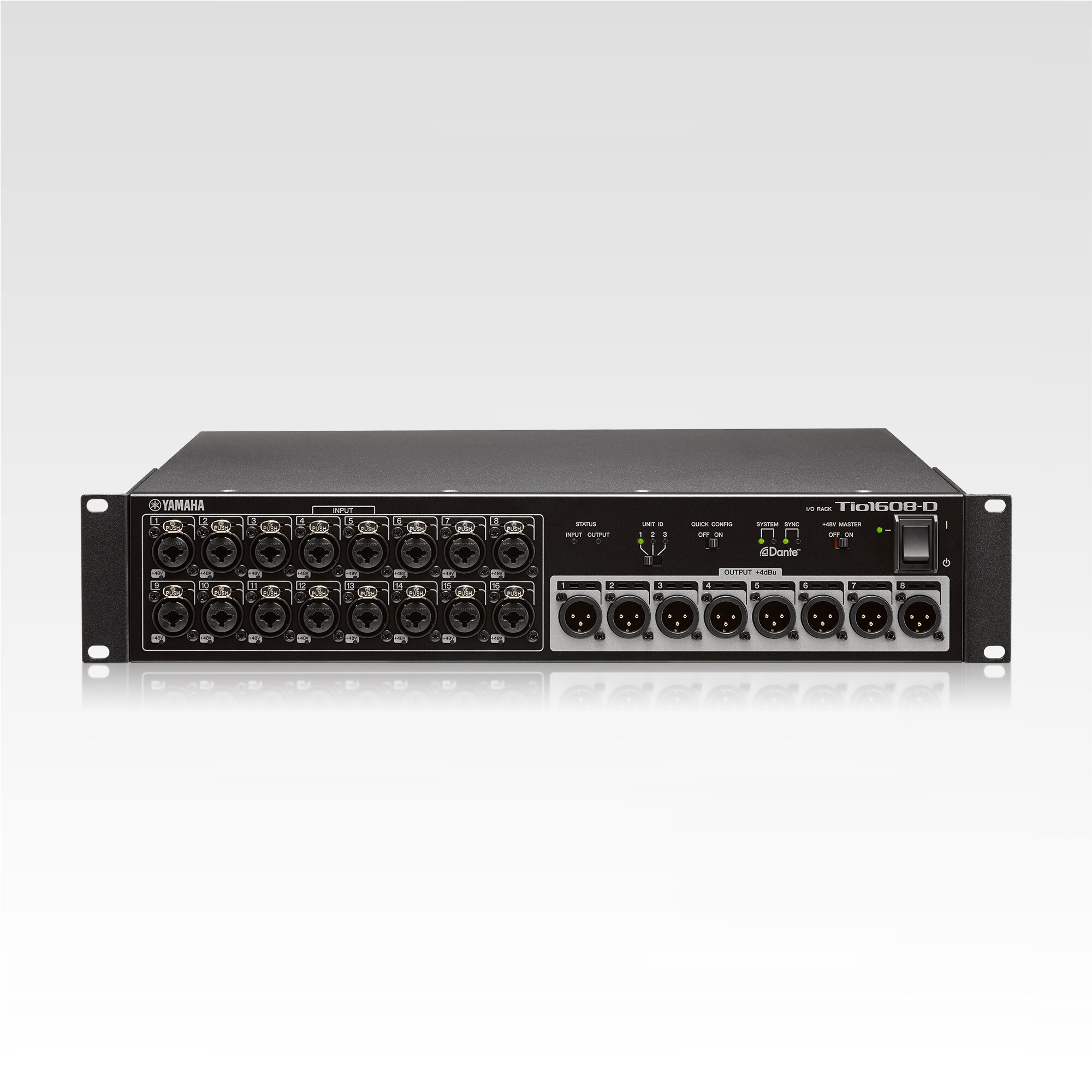 DTM・DAW YAMAHA Tio1608-D I/o Rack DANTE Tio1608-D - Descrição - Interfaces - Produtos - Áudio - Yamaha