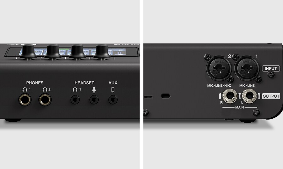 Yamaha URX22: Ligar e Colaborar