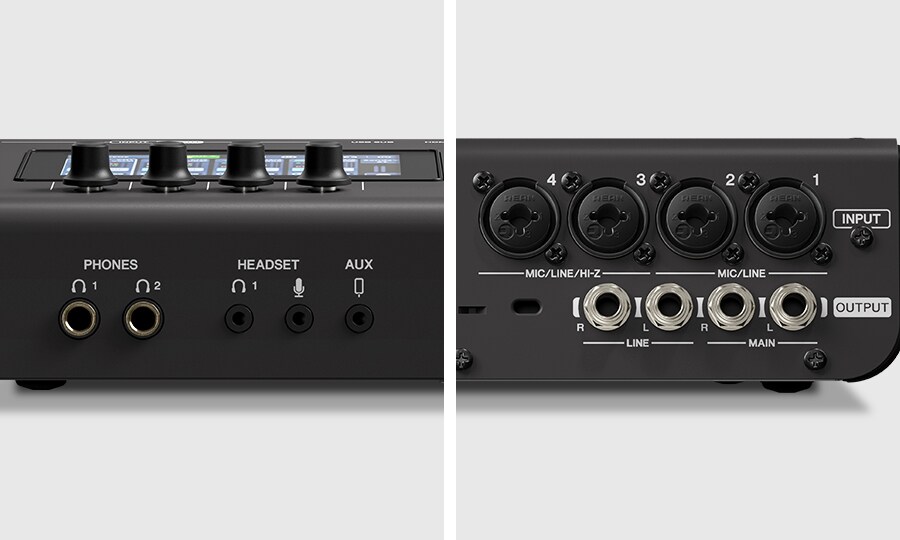 Yamaha URX44V: Ligar e Colaborar