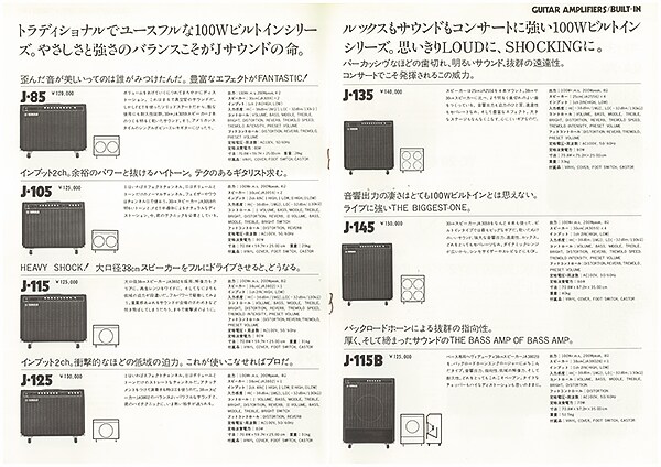 J Series Guitar Amps