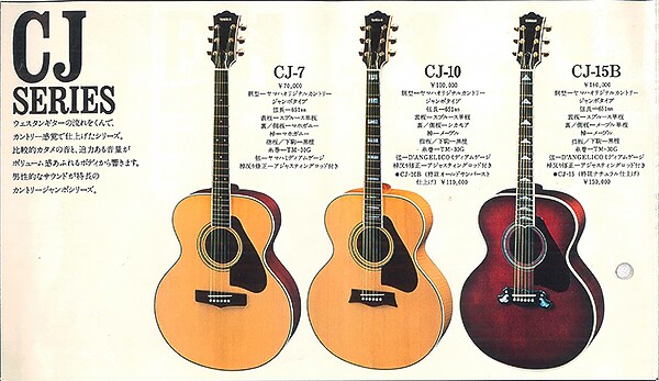 CJ Series Acoustic Guitars