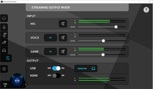 MISTURA DE SAÍDA PARA STREAMING